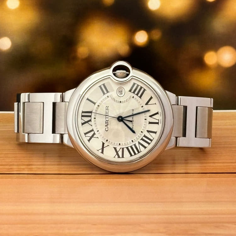 Cartier Ballon Bleu 42mm Silver Dial Steel Automatic-Hover-Image