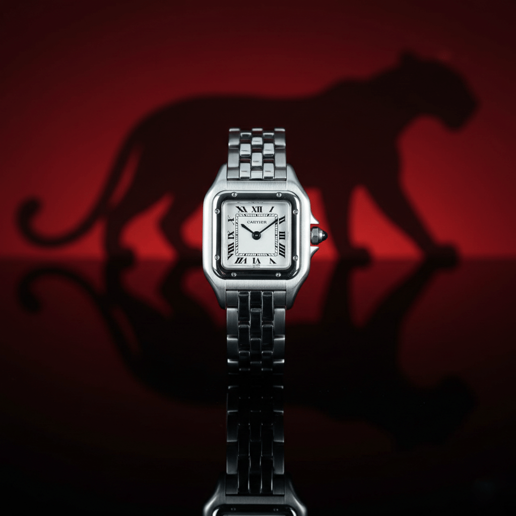 Cartier Panthere Lady 22 MM Quartz White Dial Steel