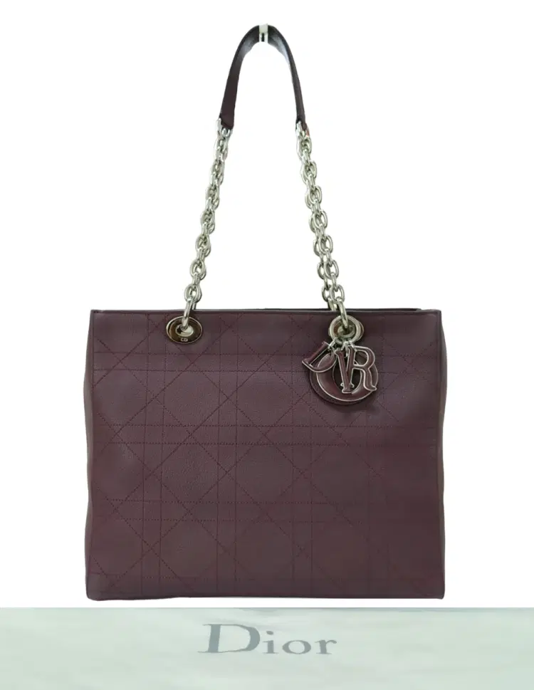Dior Cannage Leather Soft Lady Dior Shopping Tote-Hover-Image