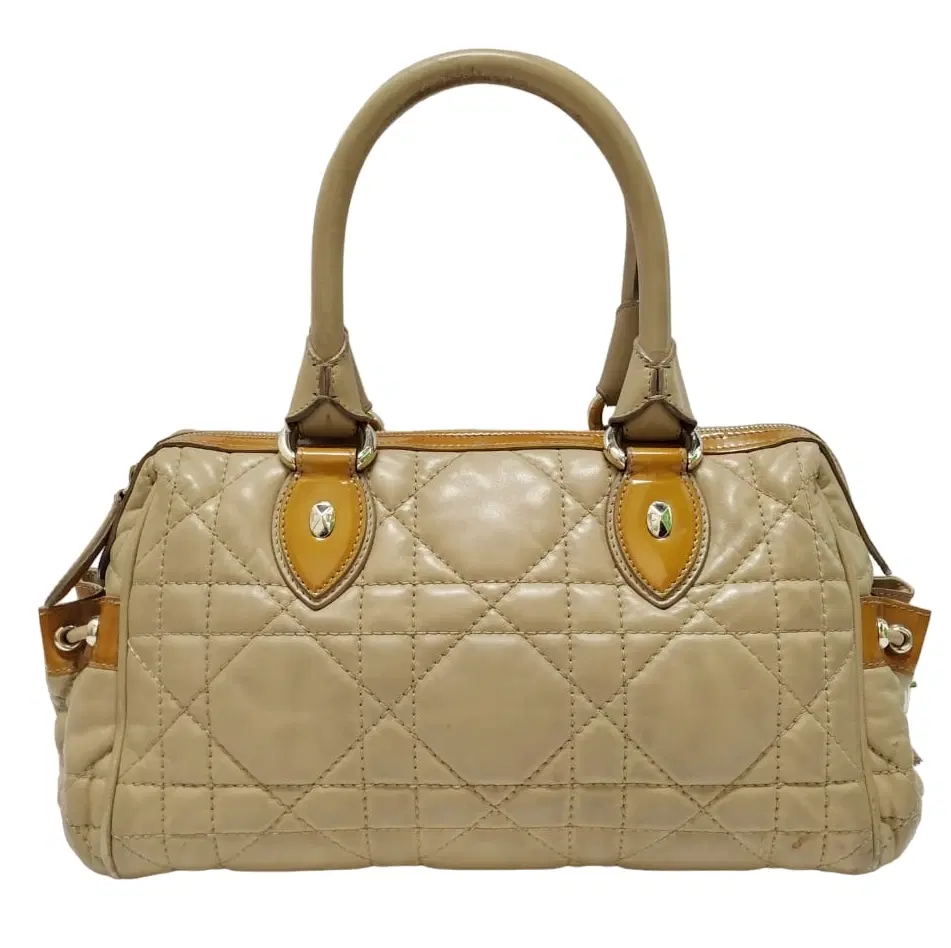 Dior Cannage Quilted Side Pocket Satchel