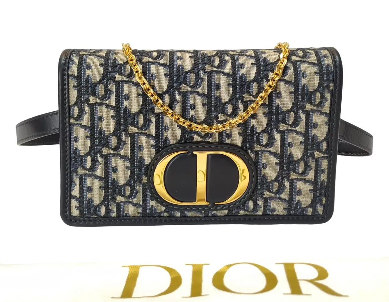 Dior Oblique Jacquard 2-in-1 30 Montaigne Belt and Crossbody Pouch