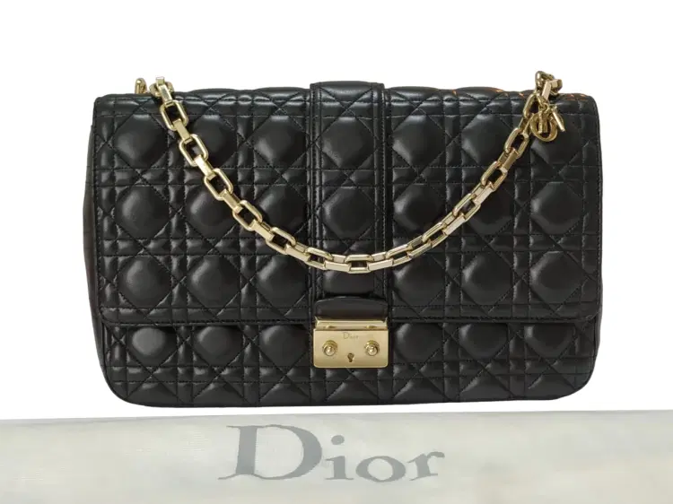 Dior Cannage Miss Dior Large Leather Flap Bag-Hover-Image