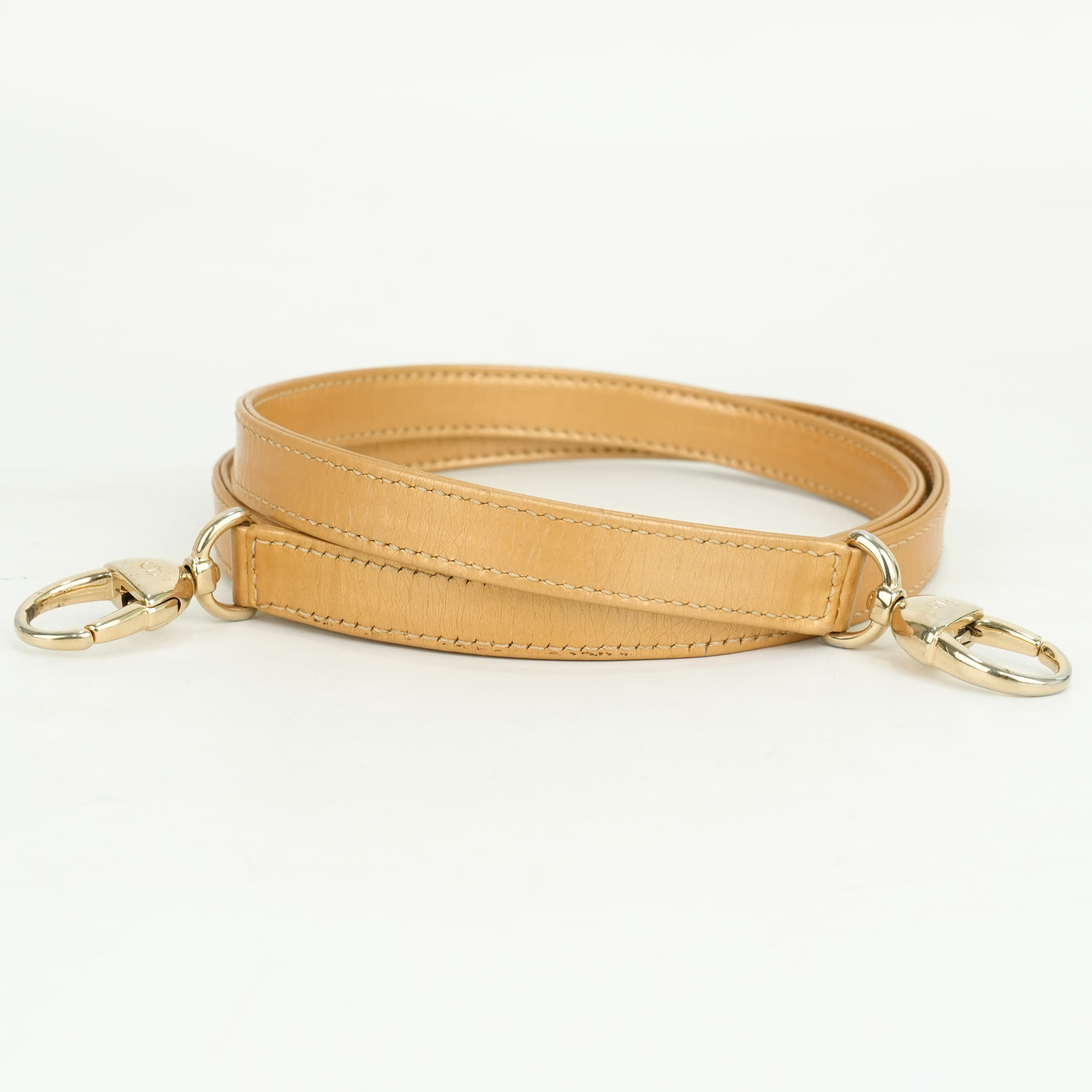 Lady Dior Patent Leather Shoulder Strap