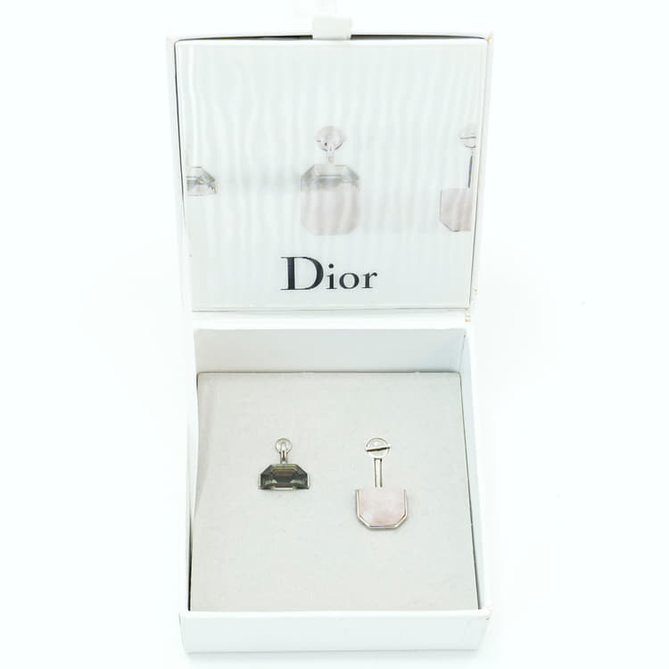 Christian Dior Cruise Asymmetrical Half Stud Earrings-Hover-Image