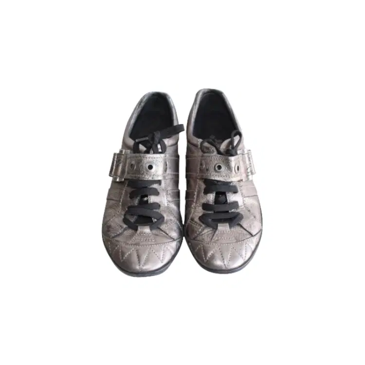 Christian Dior Silver Metallic Sneakers-Hover-Image