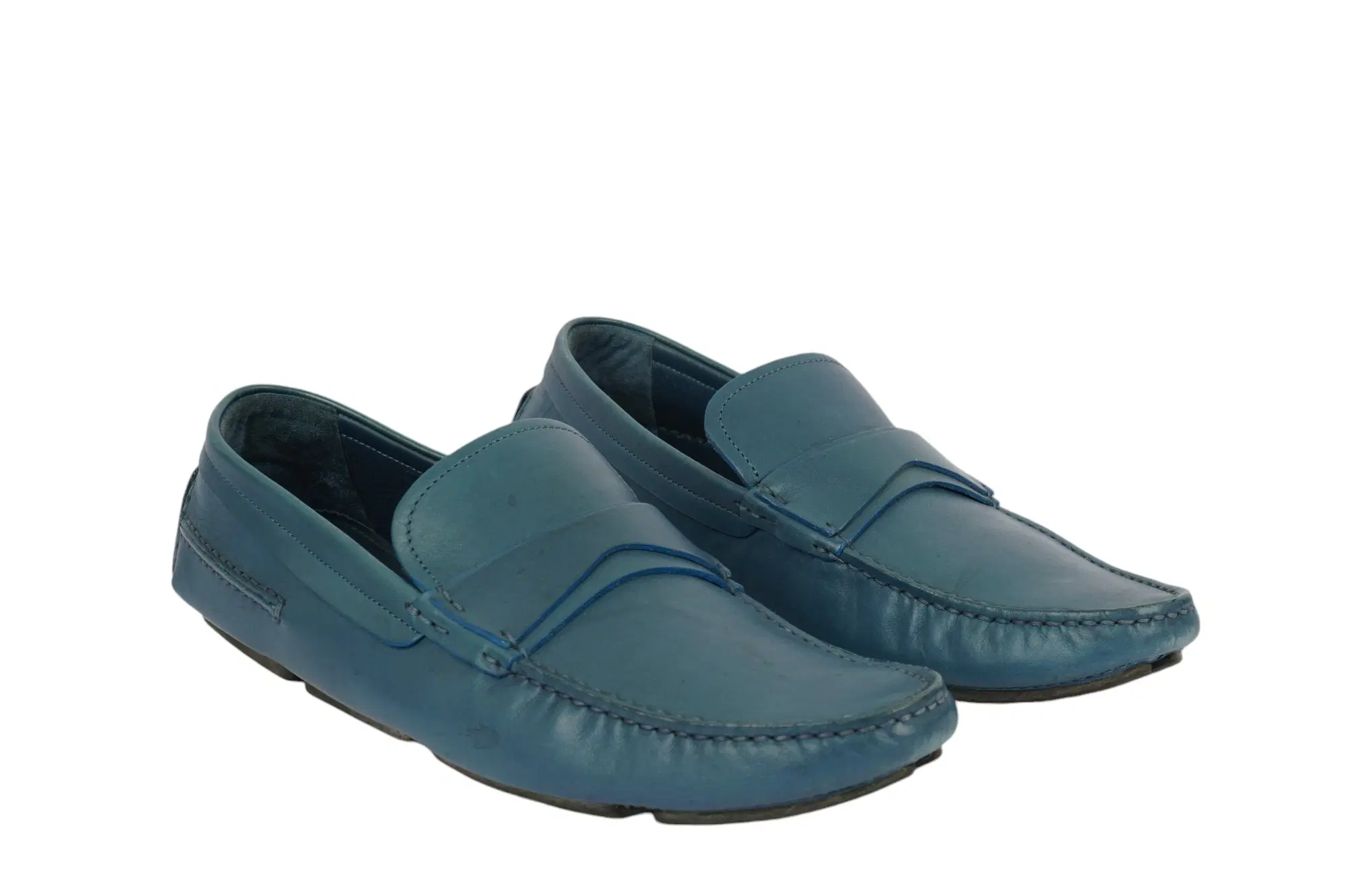 Size 42 - Christian Dior Blue Loafers