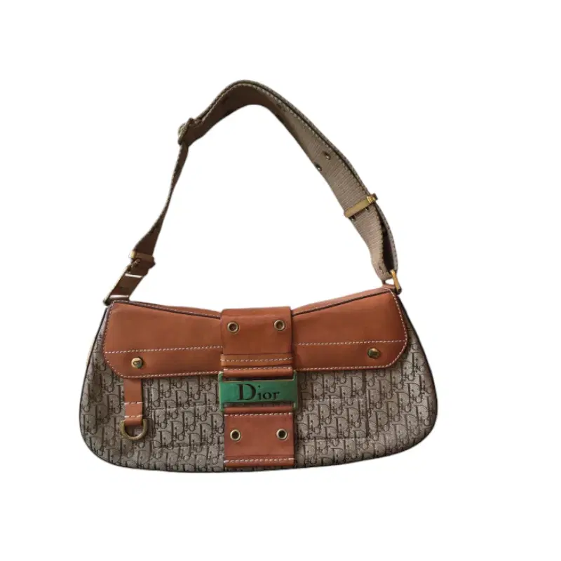 Christian Dior Canvas And Leather Street Chic Columbus Avenue Bag