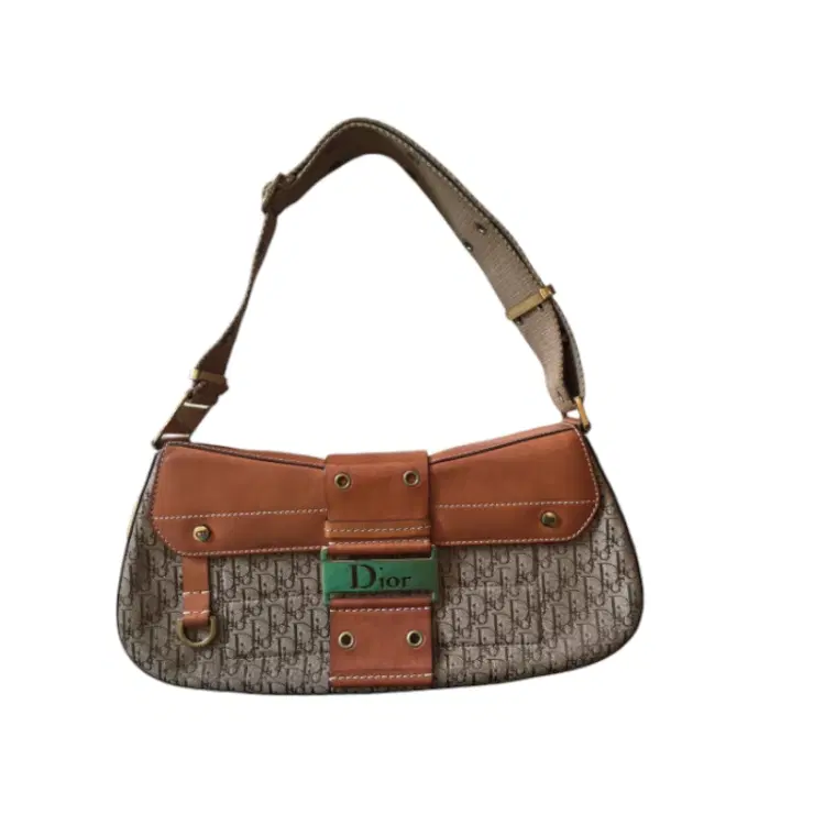 Christian Dior Canvas And Leather Street Chic Columbus Avenue Bag-Hover-Image