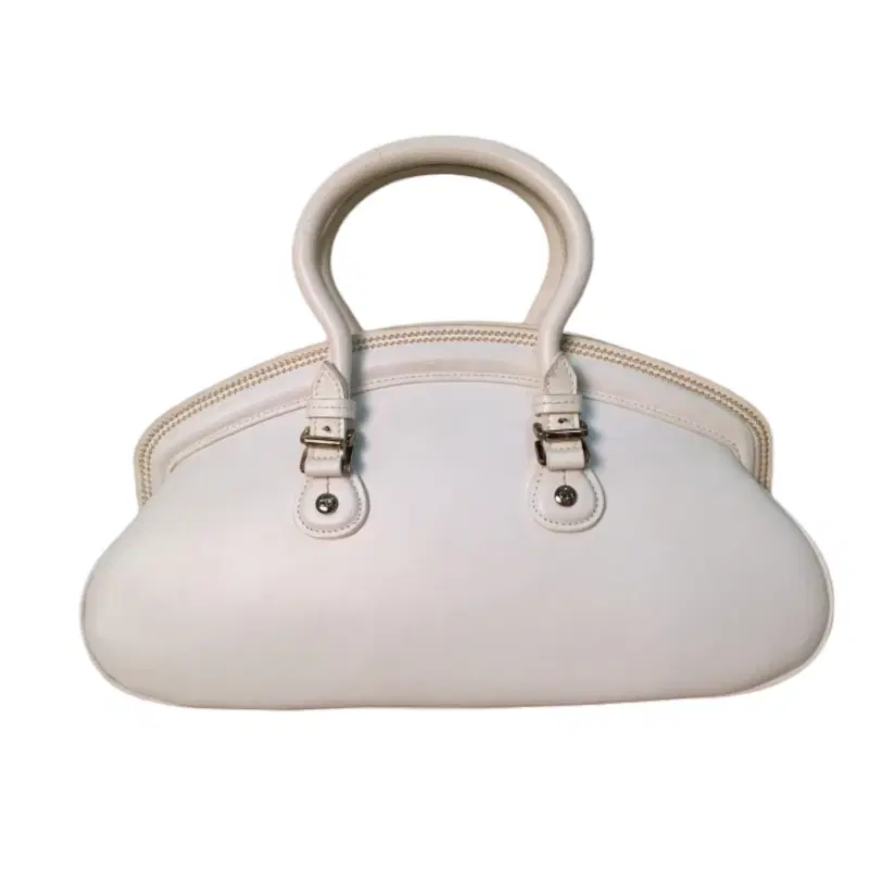 Christian Dior White Leather Medium Dior Detective Bag