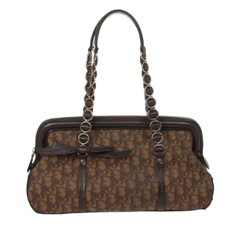 Christian Dior Trotter Romantique Boston Satchel Handbag | Luxepolis.com