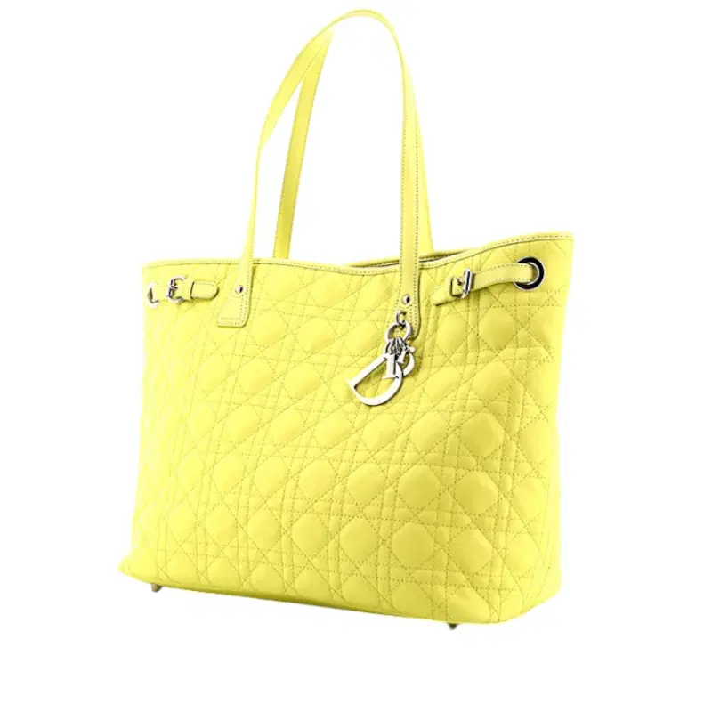 Lady Dior Panarea Yellow Tote