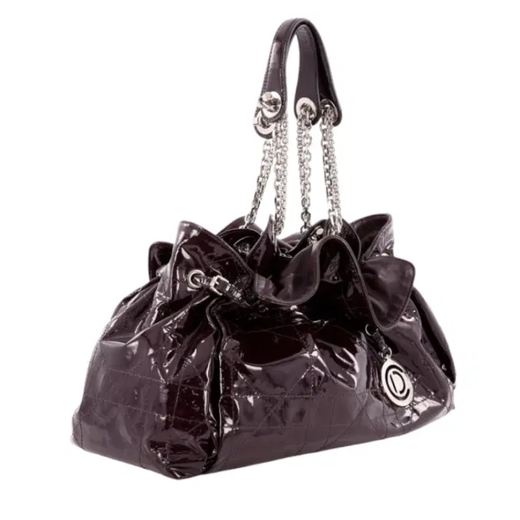Christian Dior Le Trente Patent Hobo Shoulder Bag-Hover-Image