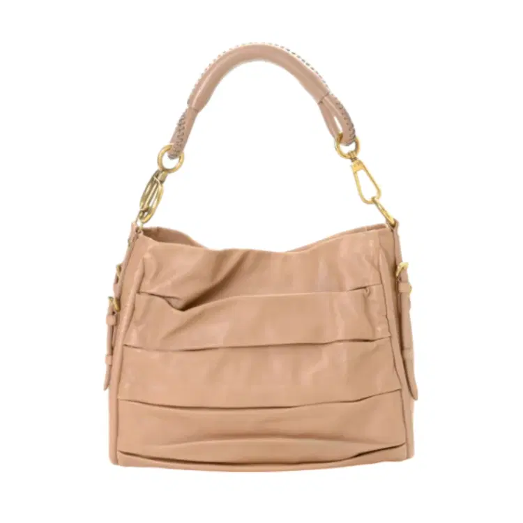 Dior Libertine Beige Leather Hobo Bag-Hover-Image
