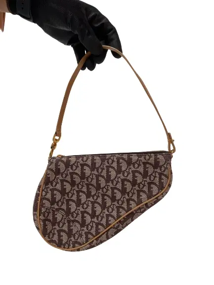 Dior Monogram Mini Trotter Saddle Bag
