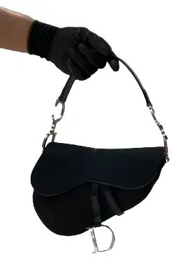 Dior Black Saddle Bag-Hover-Image