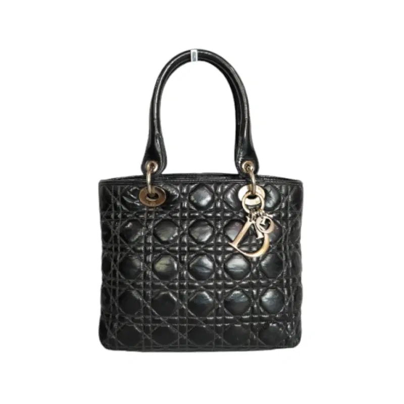 Dior Black Medium Lady Dior Tote