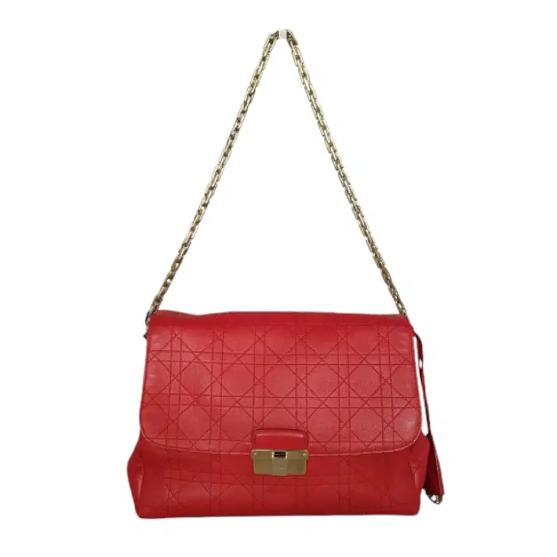 Dior Red Diorling Leather Shoulder Bag