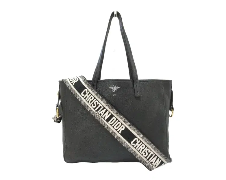 Dior D Bee Shopper Bag With Dior Strap-Hover-Image