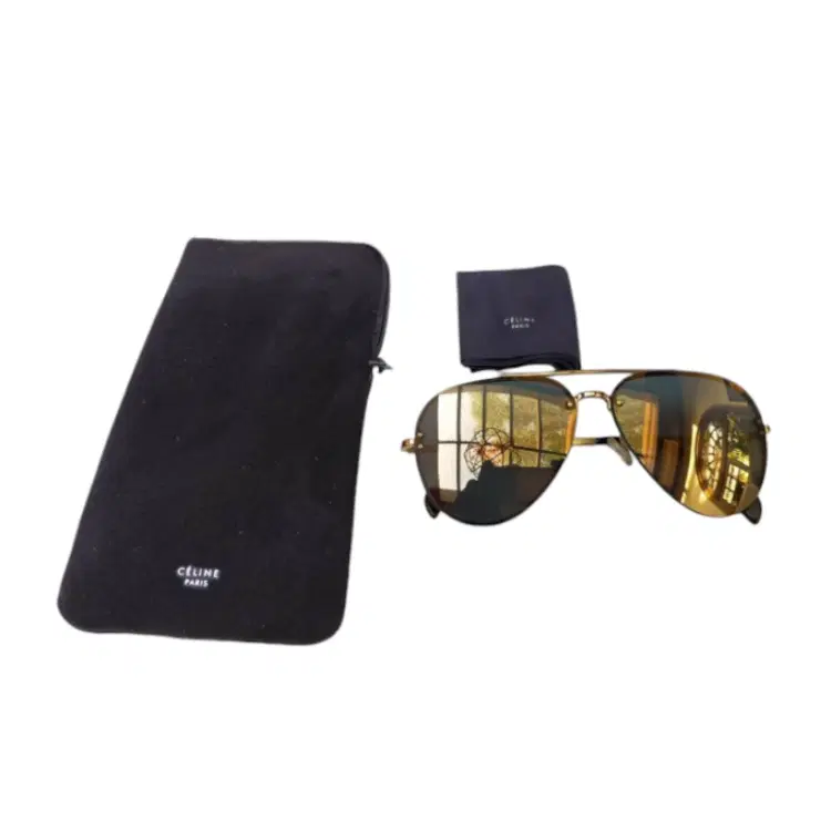 Celine Mirror Aviator Sunglasses-Hover-Image