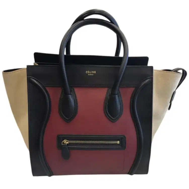Celine Mini Luggage Tricolor Tote Bag-Hover-Image