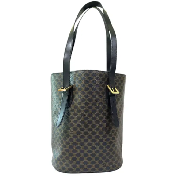 Celine Macadam Brown Tote-Hover-Image