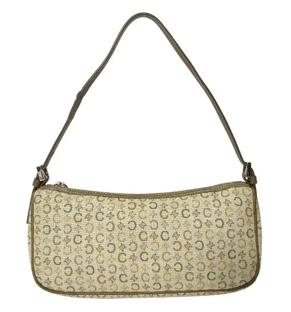 Celine Tri Color Macadam Canvas and Leather Vintage Shoulder Bag