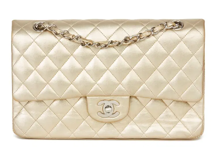 Chanel Classic Medium Double Flap Metallic Shoulder Bag-Hover-Image