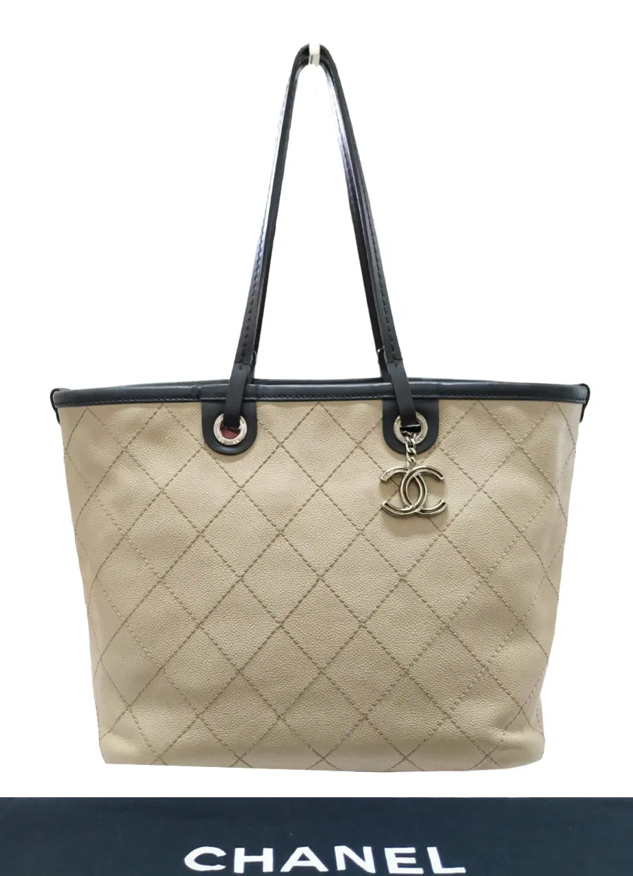 Chanel Quilted Caviar Fever Shopping Tote