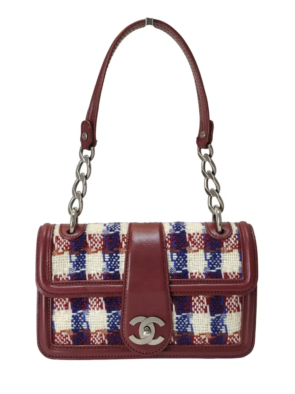 Chanel Tweed Accordion Flap Bag