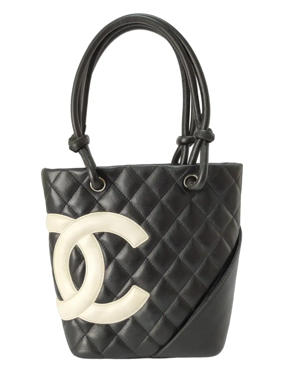 Chanel CC Black Small Ligne Cambon Tote