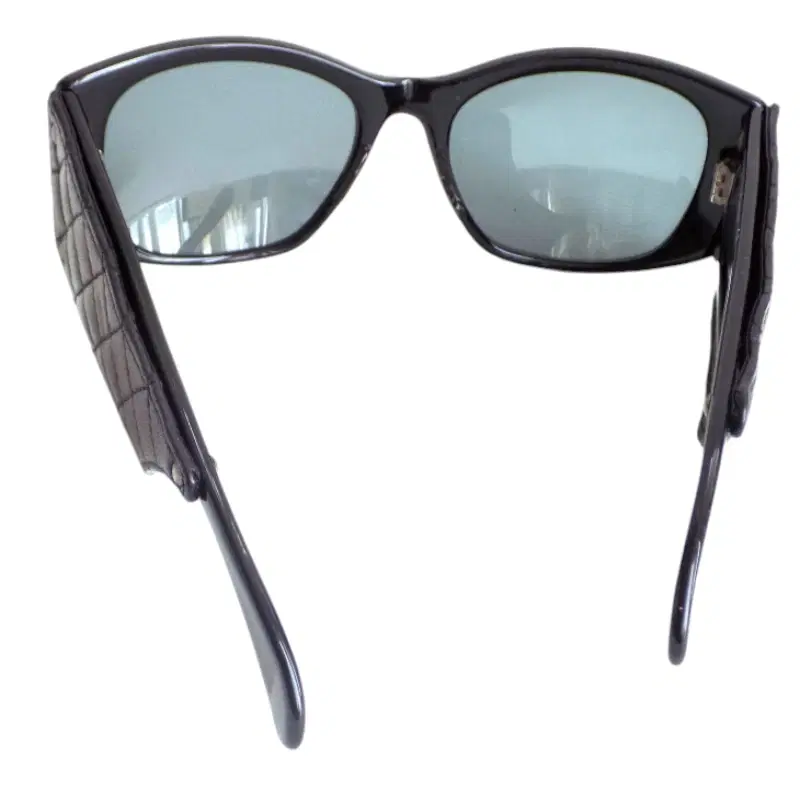 Chanel Black Quilted Leather Sunglasses