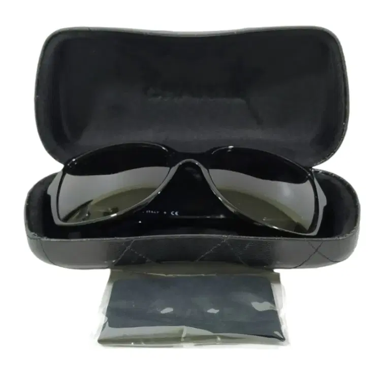 Chanel CC Logo 5245-A Black Sunglasses-Hover-Image