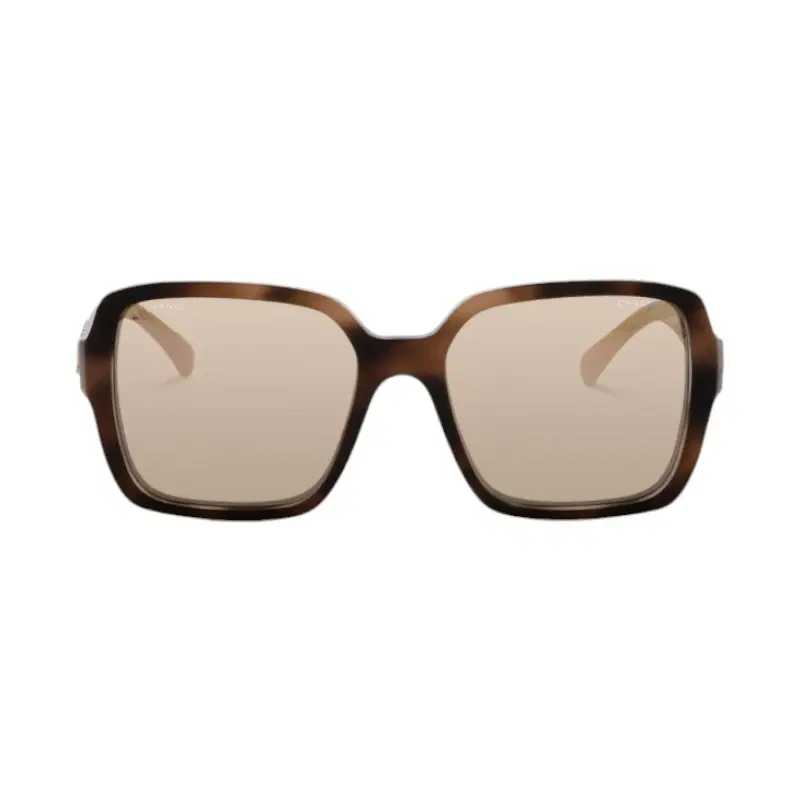Chanel Gold and Black Sqaure Sunglasses
