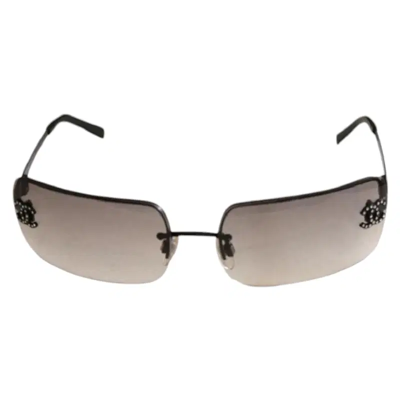 Chanel Crystal CC Logo Sunglasses