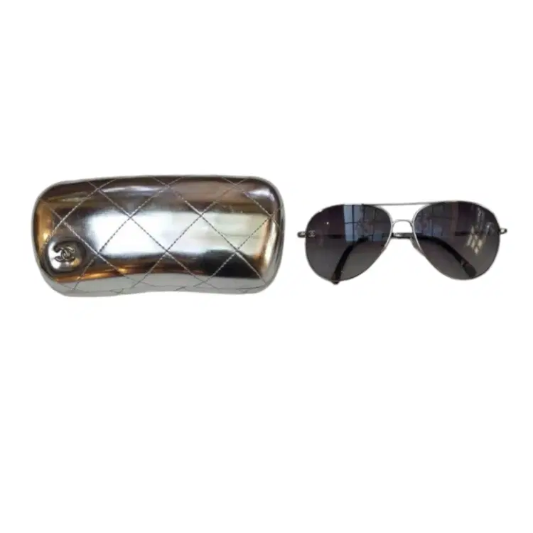 Chanel Polarized Aviator Sunglasses-Hover-Image