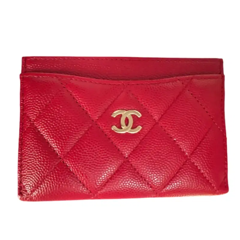 Chanel Caviar Quilted Card Holder Case