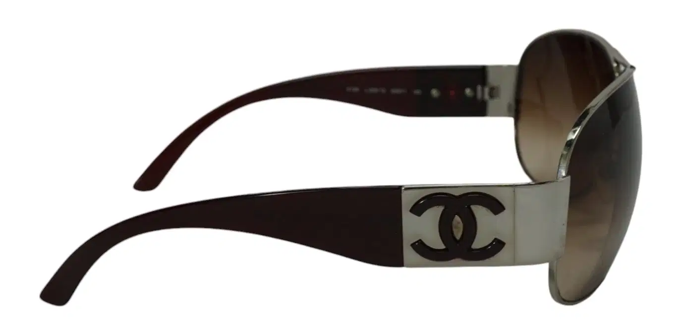 Chanel Silver 4128 Aviator Sunglasses - India | Luxepolis