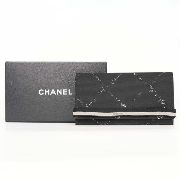 Chanel Travel Line Nylon Bifold Wallet long wallet-Hover-Image