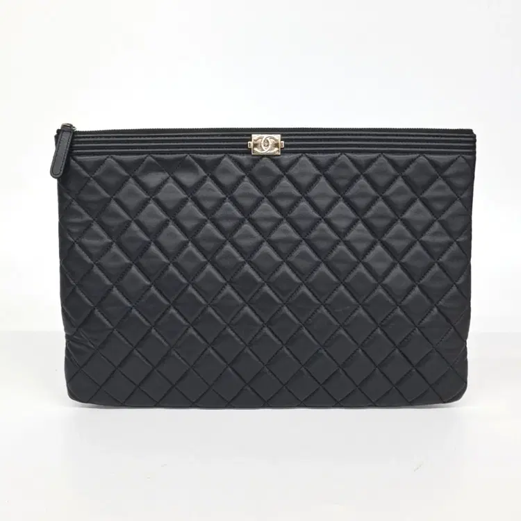 Chanel Boy Clutch Large-Hover-Image