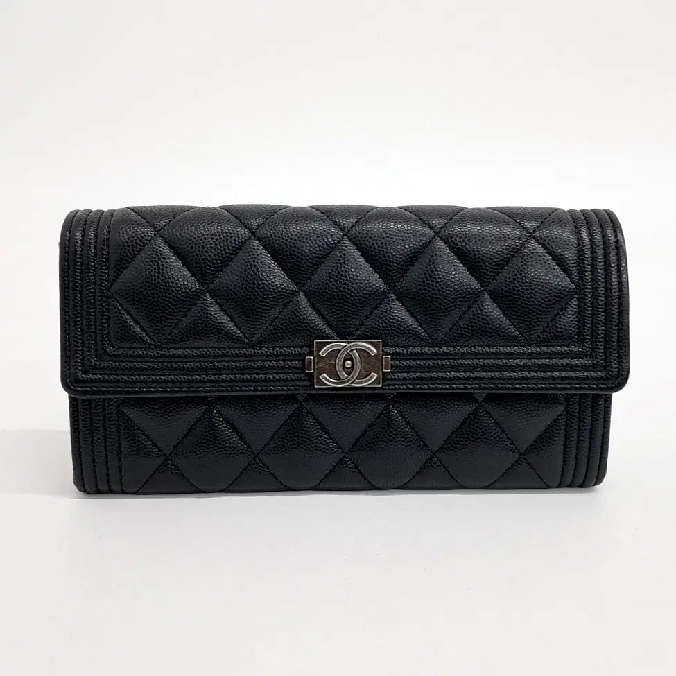 Chanel Caviar Boy Long Wallet