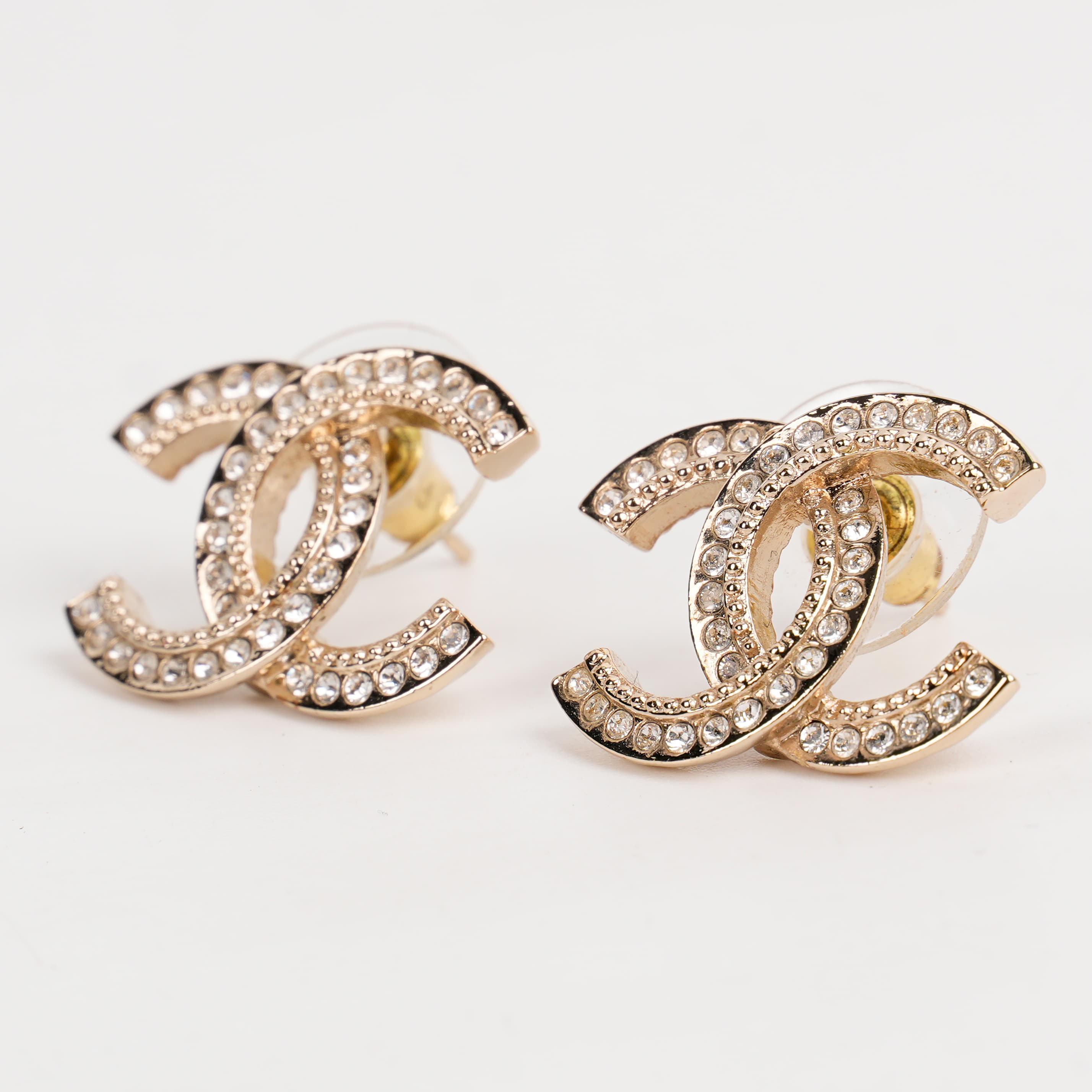 Chanel CC Interlocking Earrings