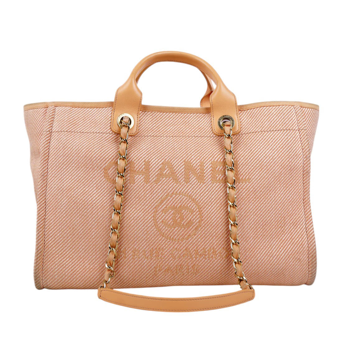 chanel bags chanel deauville beige
