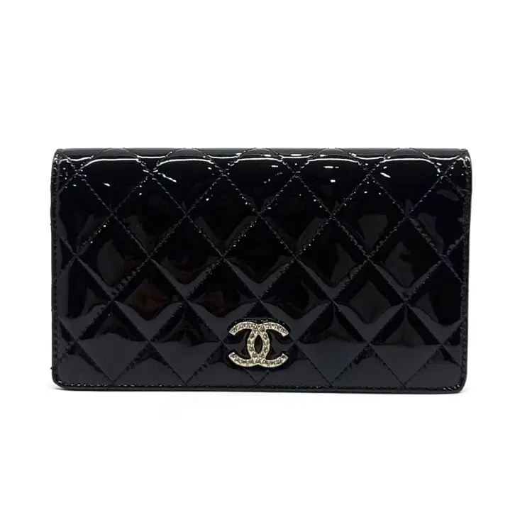 Chanel patent long wallet-Hover-Image