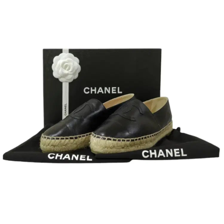Chanel Lambskin Leather Espadrilles-Hover-Image