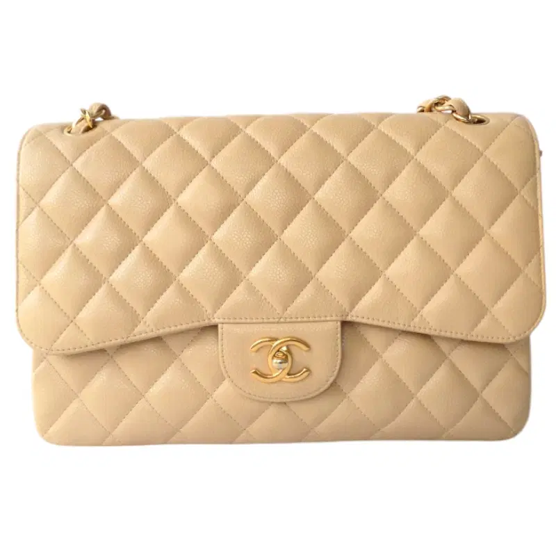 Chanel Classic Jumbo Double Flap Bag, Beige