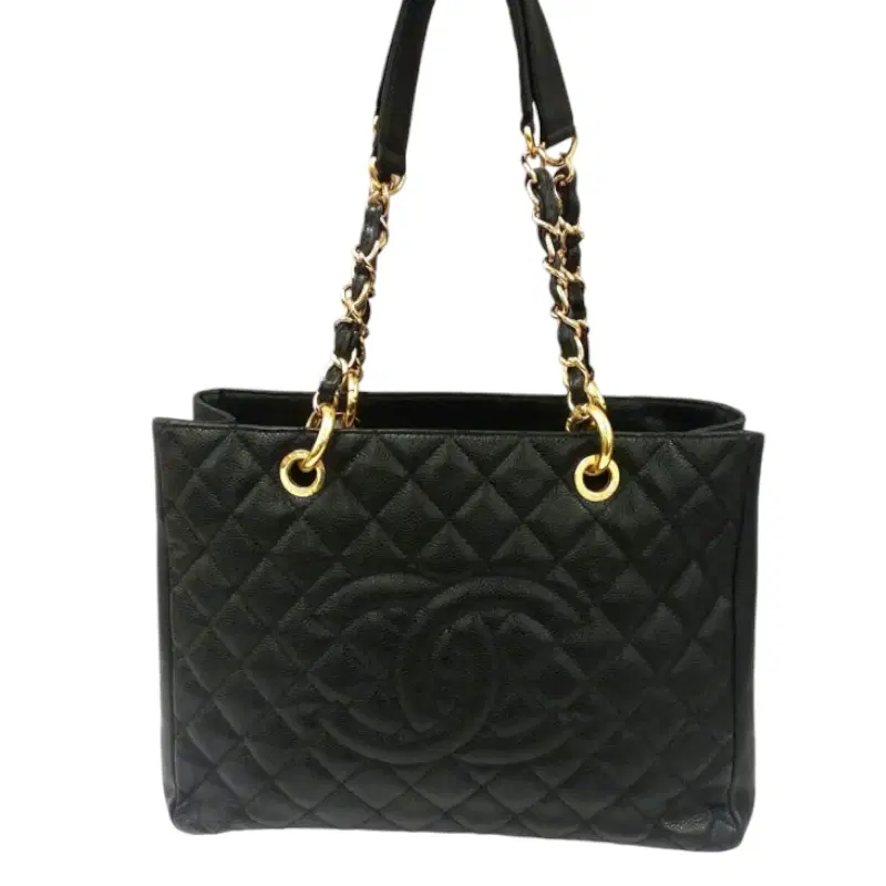 Chanel GST Medium Black Quilted Shoulder Bag