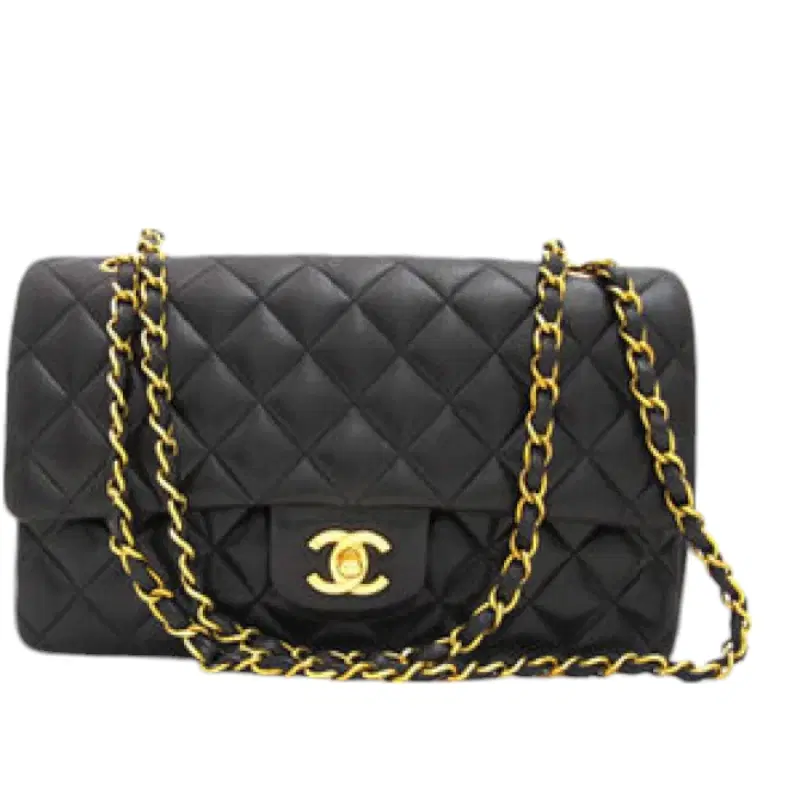 Chanel Black Quilted Chain Flap Bag