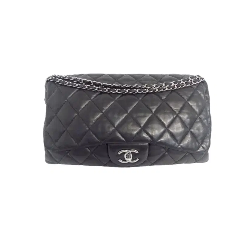 Chanel Lambskin 3 Accordion Maxi Flap Bag