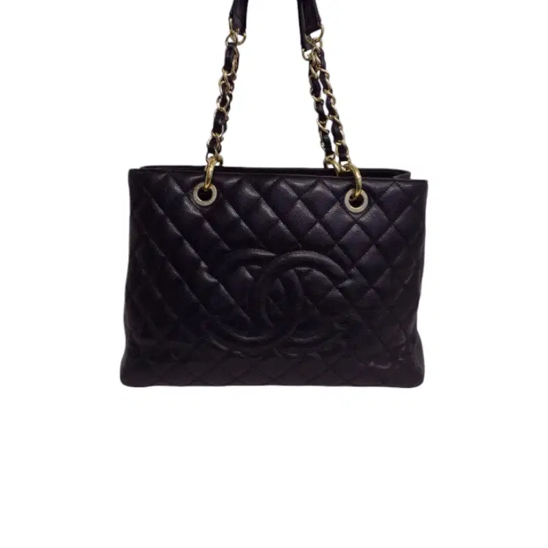 Chanel Shopping GST Black Leather Tote