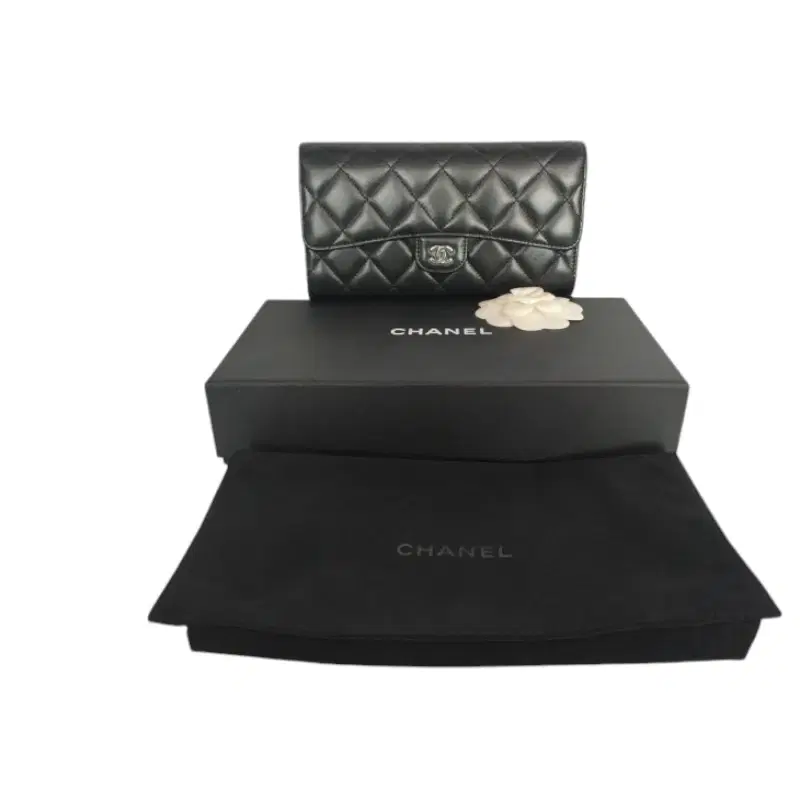 Chanel Quilted Long Flap Wallet